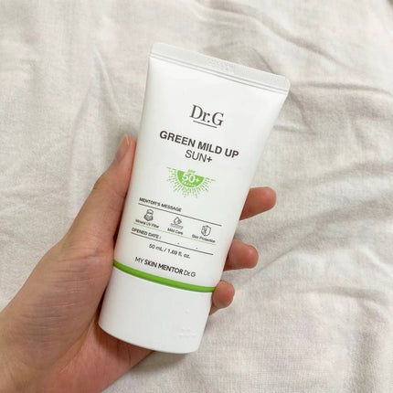 グリーンマイルドアップサンプラス/Dr.G/日焼け止めクリームを使ったクチコミ(1枚目)
