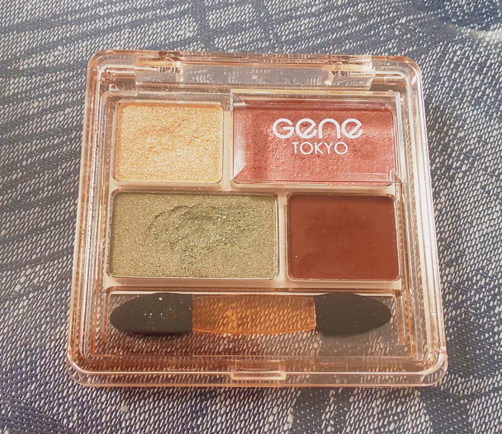 GENE TOKYO リラクシーアイシャドウ/DAISO/アイシャドウパレットを使ったクチコミ（1枚目）