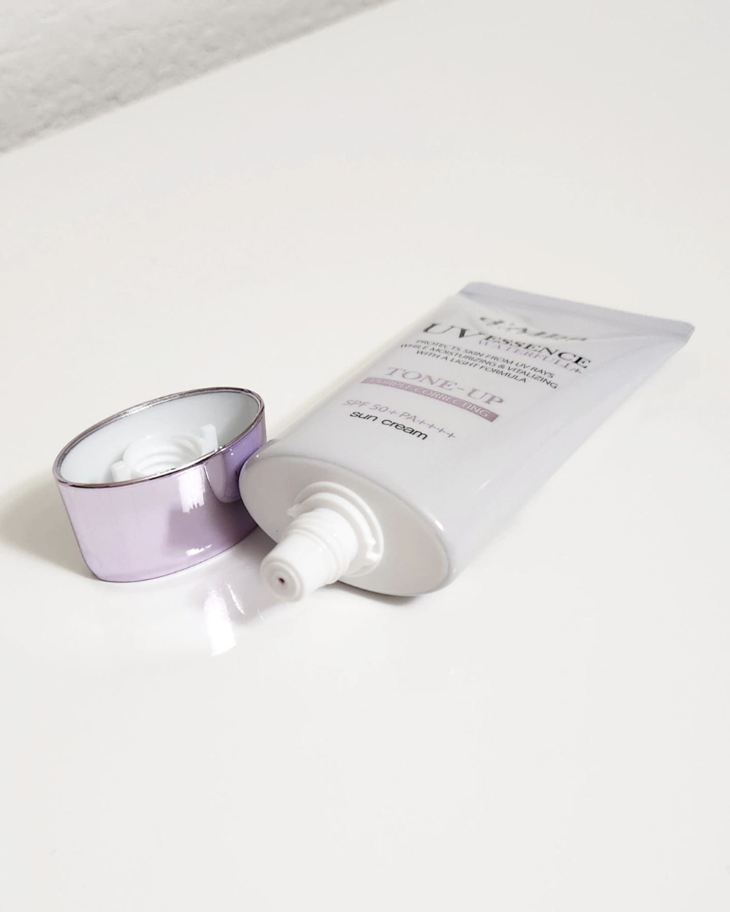 ダルバ ウォータフル トーンアップ サンクリーム(パープル)/ダルバ/日焼け止めクリームを使ったクチコミ(4枚目)