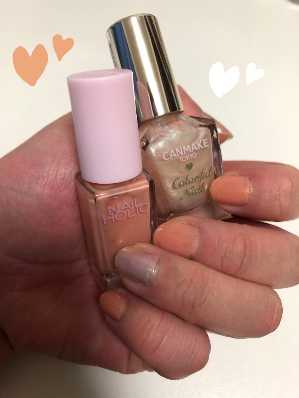 カラフルネイルズ/キャンメイク/マニキュアを使ったクチコミ(2枚目)