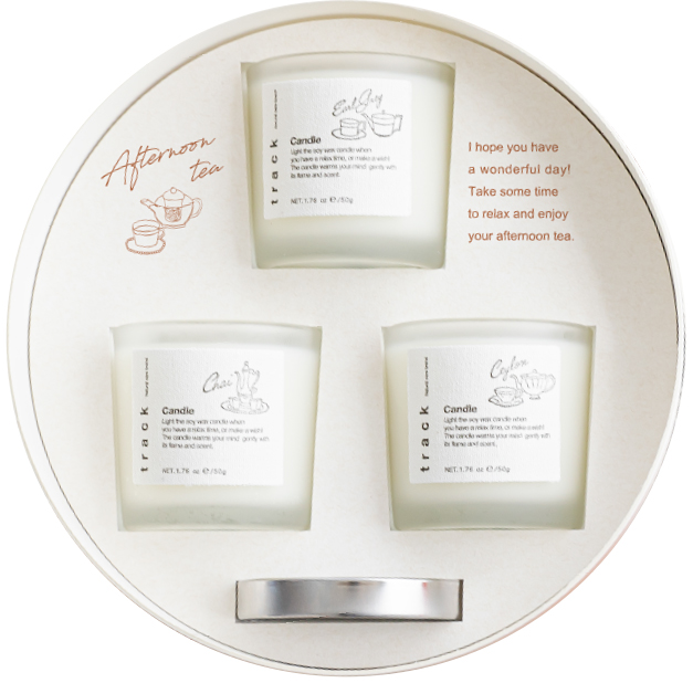 track track Mini candle set Afternoon tea