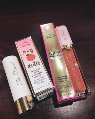 ジューシー マット ロングウェア リップスティック チル ピル/Too Faced/口紅を使ったクチコミ（1枚目）