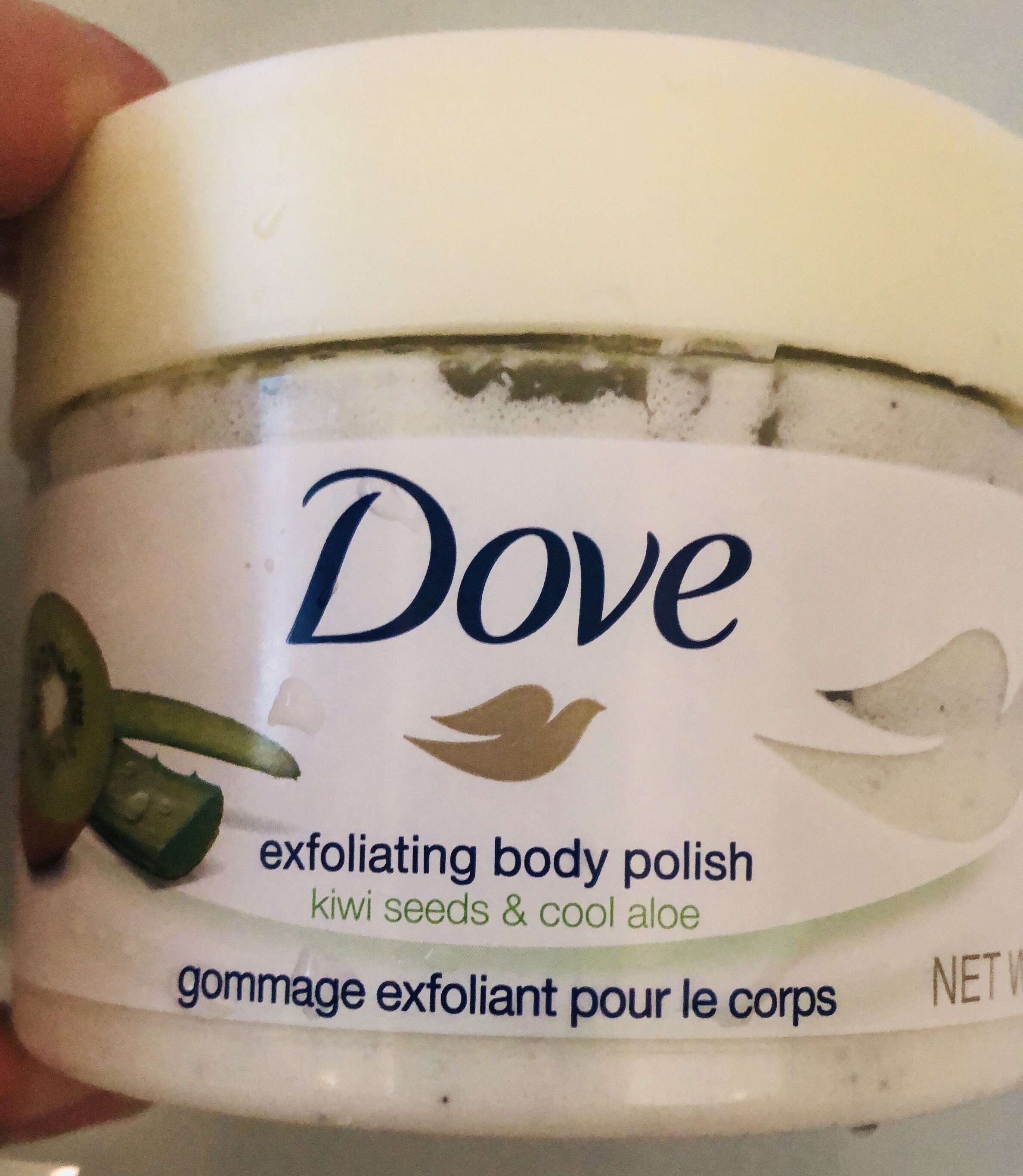 ダヴ ふわとろ　クリーミースクラブ キウイ＆アロエ/ダヴ/ボディスクラブを使ったクチコミ（1枚目）