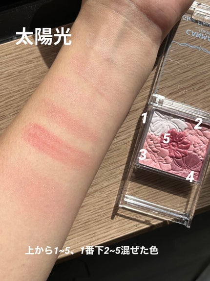 グロウフルールチークス/キャンメイク/パウダーチークを使ったクチコミ(2枚目)