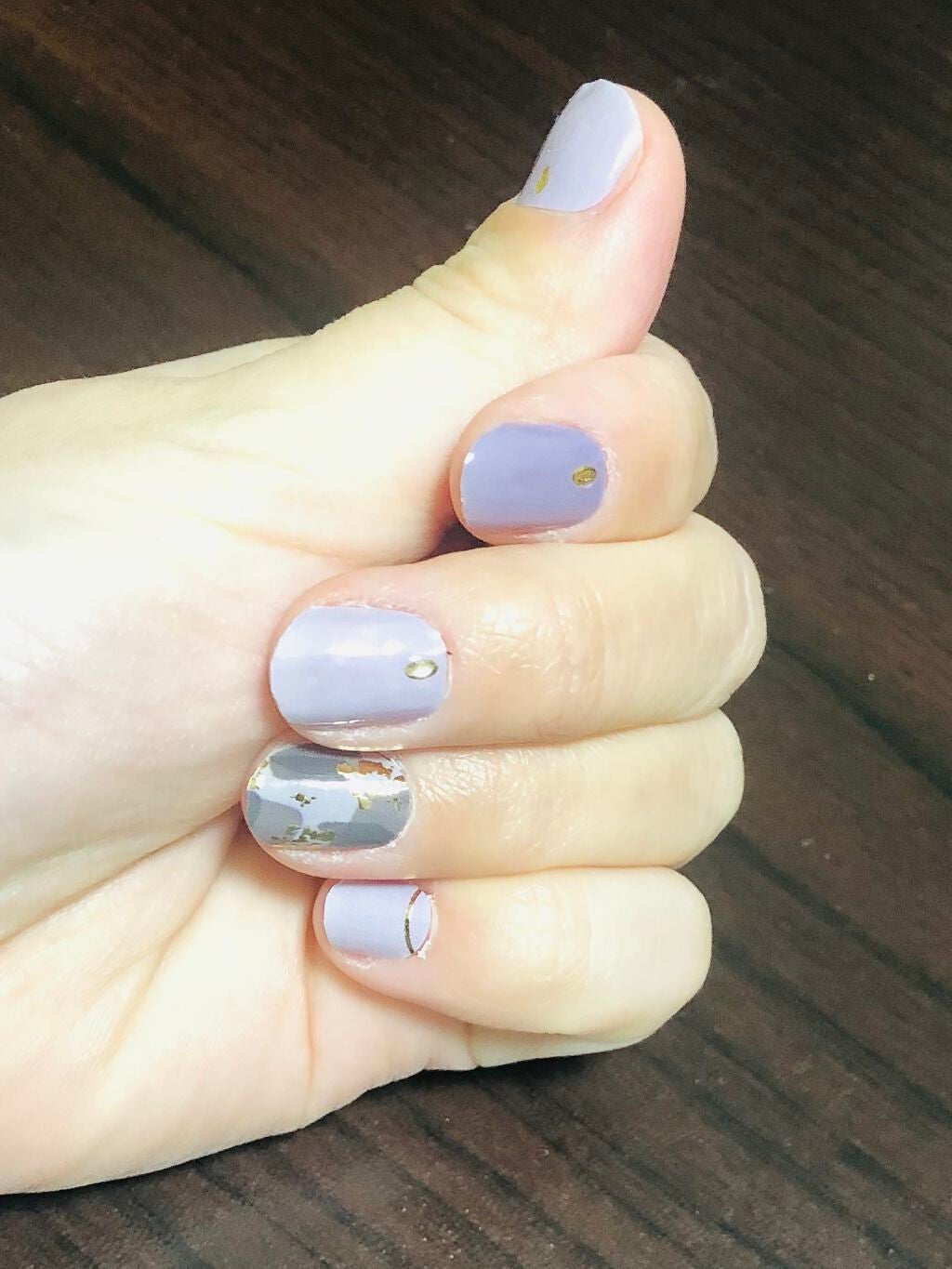 ジェルネイルシール/DAISO/ネイルシールを使ったクチコミ(2枚目)