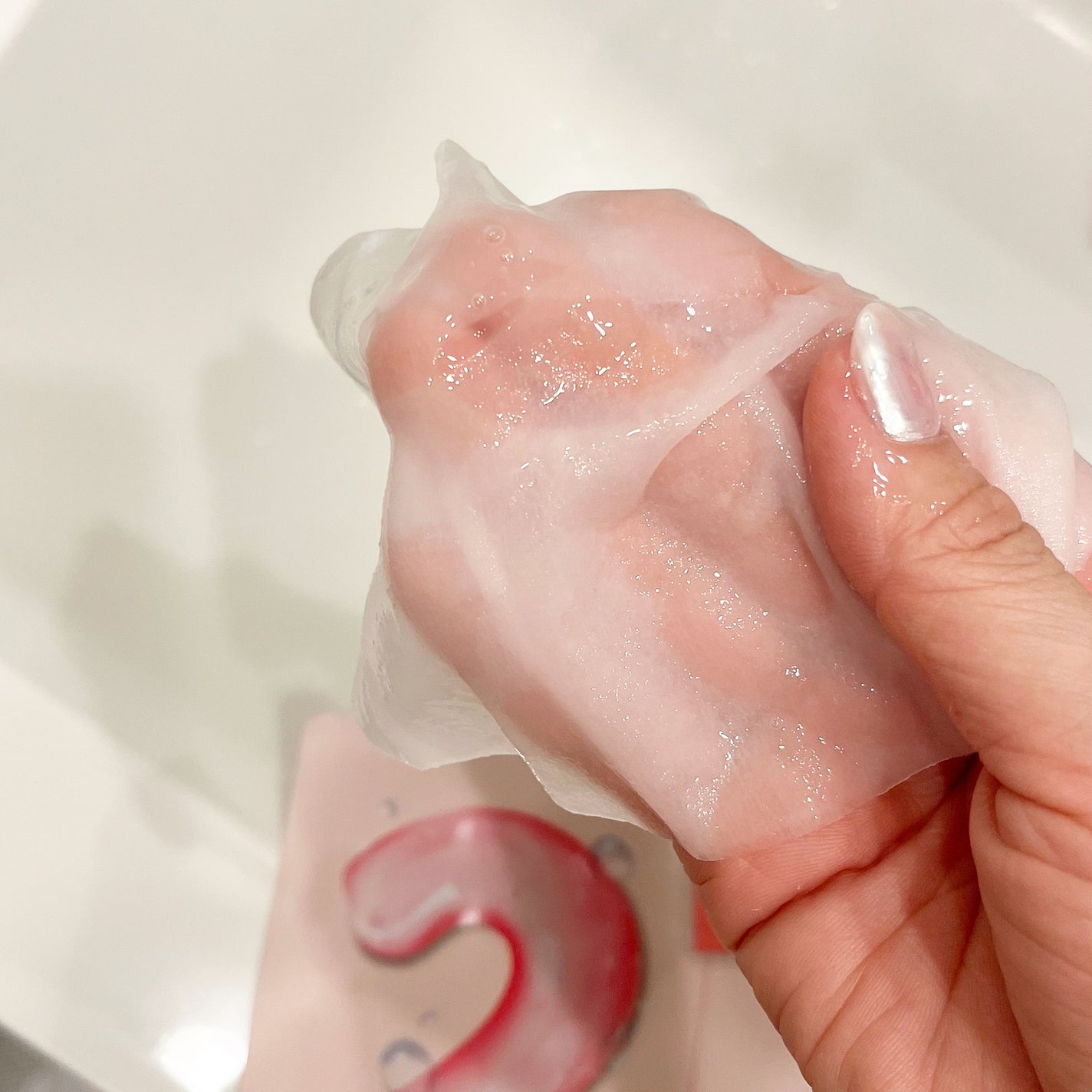 2番 うるもち65%コラーゲンシートマスク/numbuzin/シートマスク・パックを使ったクチコミ(2枚目)