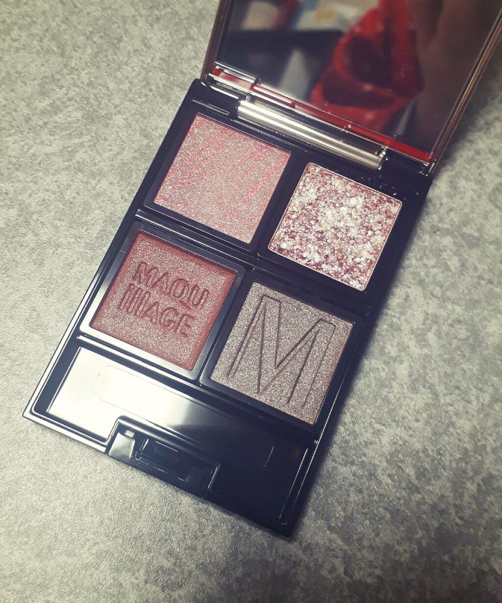 ドラマティックアイカラー (パウダー)/(クリーム)/マキアージュ/アイシャドウパレットを使ったクチコミ（1枚目）