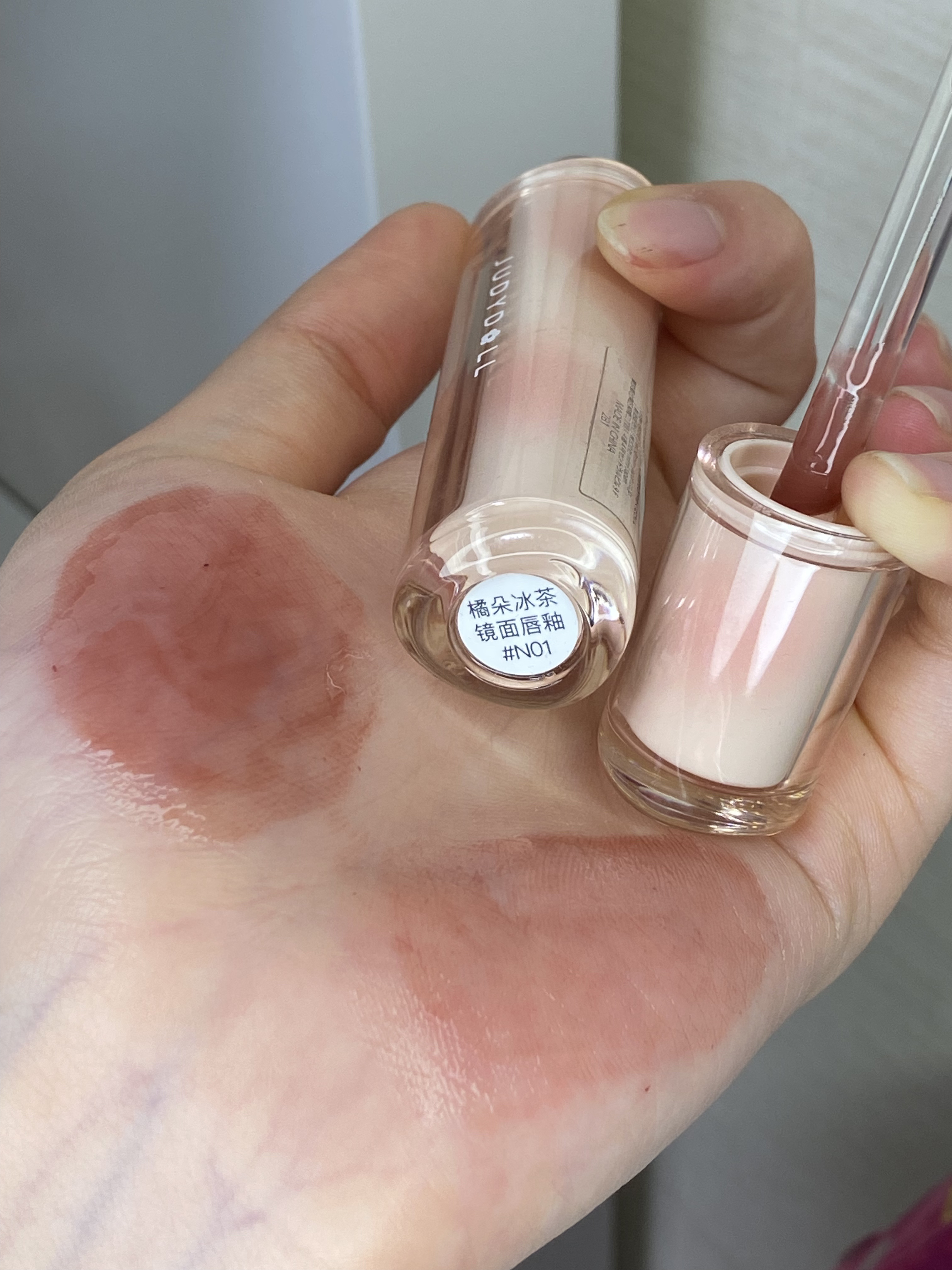 JUDYDOLL ぷるジュレチューブグロス/JUDYDOLL/リップグロスを使ったクチコミ（2枚目）