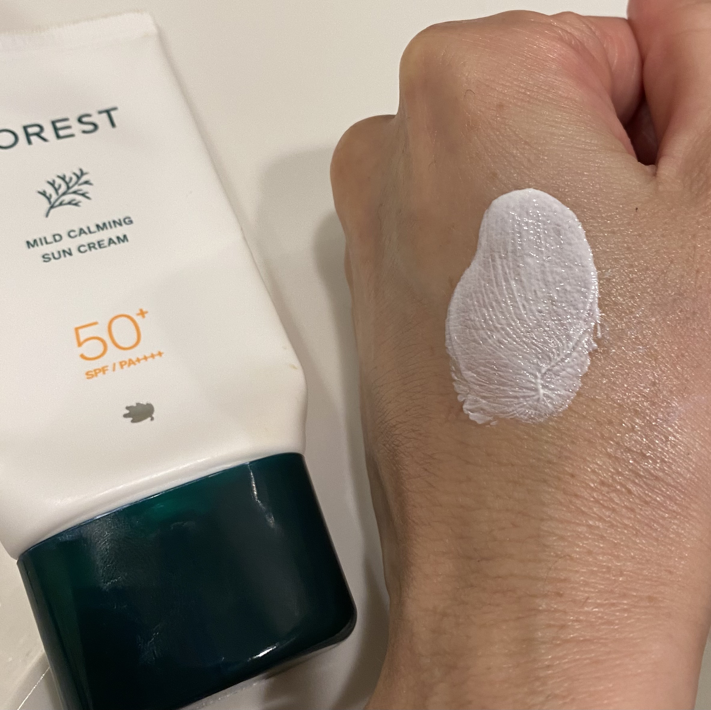 フォレスト マイルドカーミングサンクリーム/FoRest by Greenfinger/日焼け止めクリームを使ったクチコミ（2枚目）