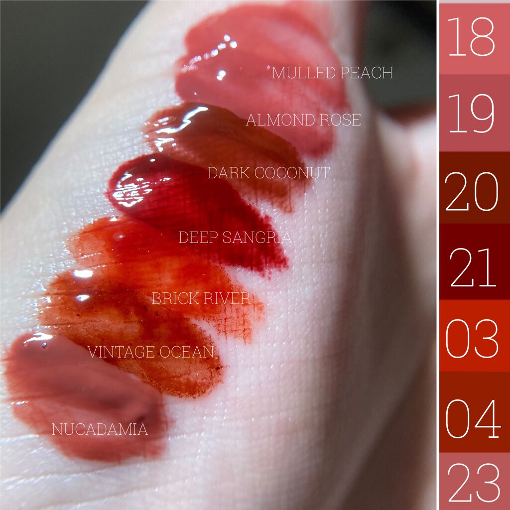 ジューシーラスティングティント/rom&nd/リップティントを使ったクチコミ（1枚目）