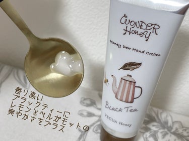 VECUA Honey ワンダーハニー とろとろハンドクリーム キンモクセイのクチコミ「VECUA Honey
ワンダーハニー とろとろハンドクリーム
ブラックティー

10/10か.....」（2枚目）