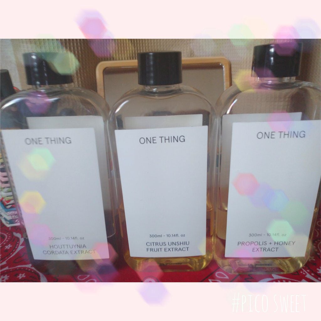 ツボクサ化粧水/ONE THING/化粧水を使ったクチコミ(1枚目)