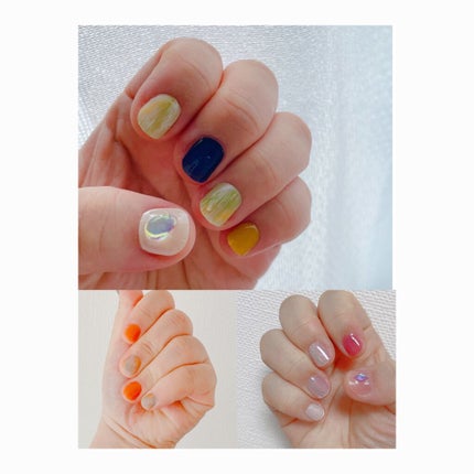 セミキュアジェルネイル(ハンド)/ohora/ネイルシールを使ったクチコミ(5枚目)