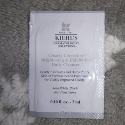 キールズ DS クリアリーホワイト エクスフォリエーティング クレンザー/Kiehl's/洗顔フォームを使ったクチコミ(1枚目)