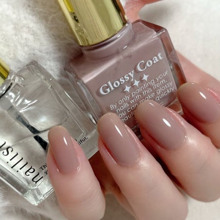 グロッシーコート/スキューズミー/オールインワンネイルを使ったクチコミ(1枚目)