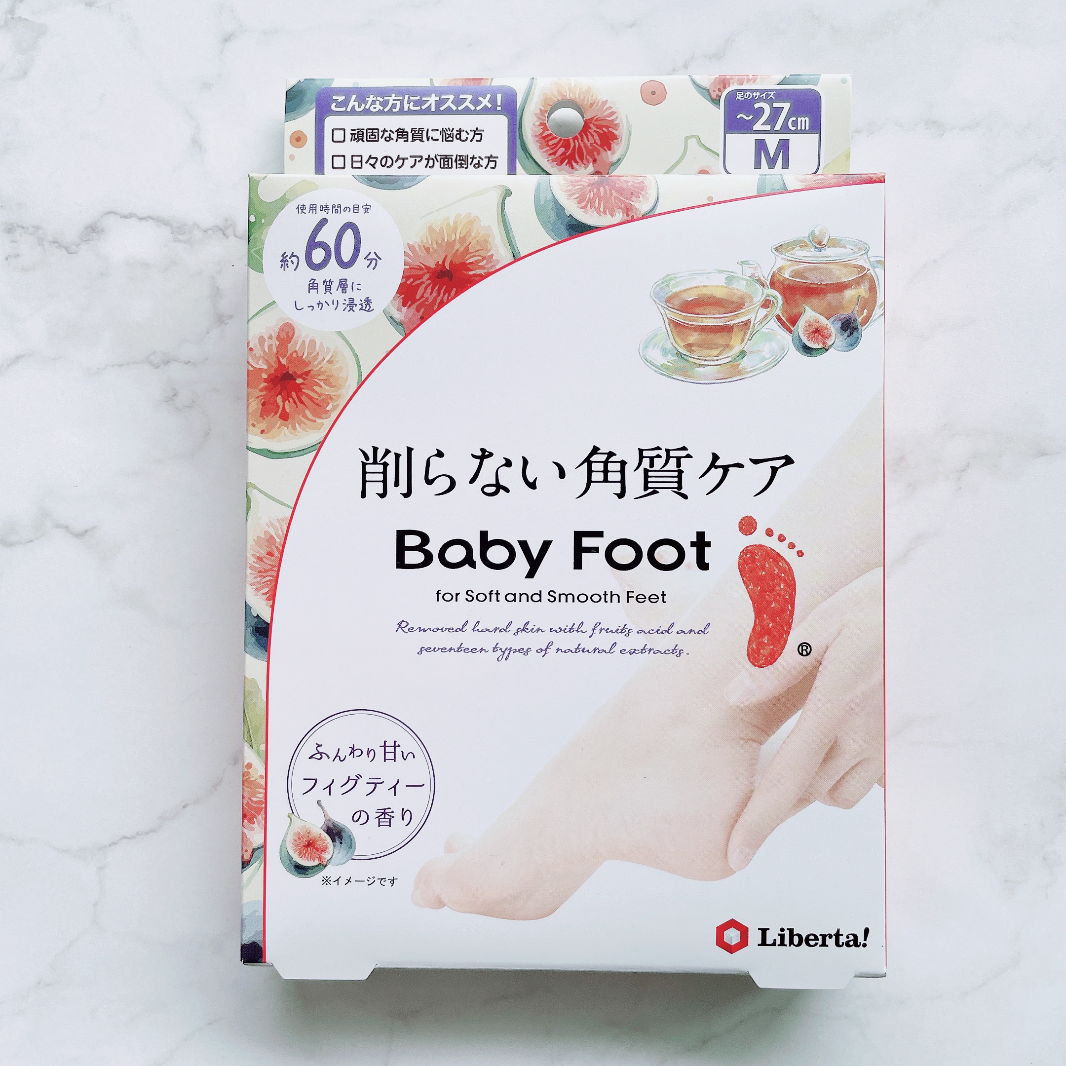 イージーパックDP60分タイプ 60分タイプ Sサイズ/ベビーフット/レッグ・フットケアを使ったクチコミ（2枚目）