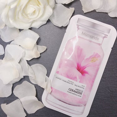 Mamonde フラワーアンプルマスクパックのクチコミ「Mamonde フラワーアンプルマスクパック🌸

たっぷり保湿するお花のフェイスパック。

✼.....」（1枚目）