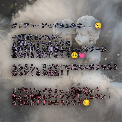 リップモンスター クリアトーン/KATE/口紅を使ったクチコミ(2枚目)