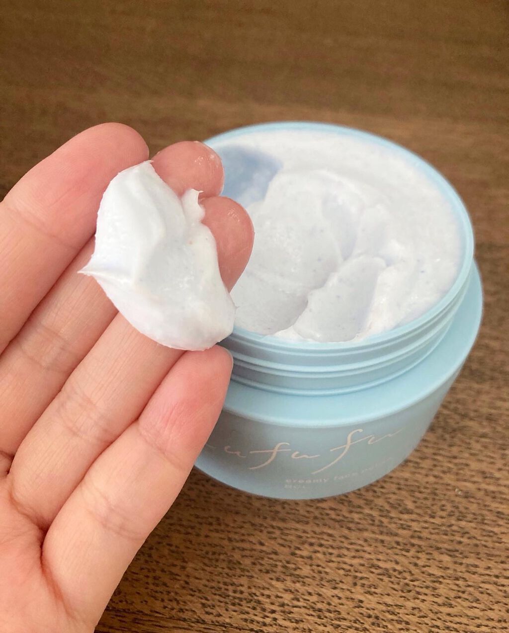 クリーミーフェイスポリッシュ/ムフフ/洗顔フォームを使ったクチコミ（3枚目）