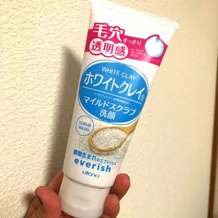 ホワイトクレイ マイルドスクラブ洗顔/エブリッシュ/洗顔フォームを使ったクチコミ(1枚目)