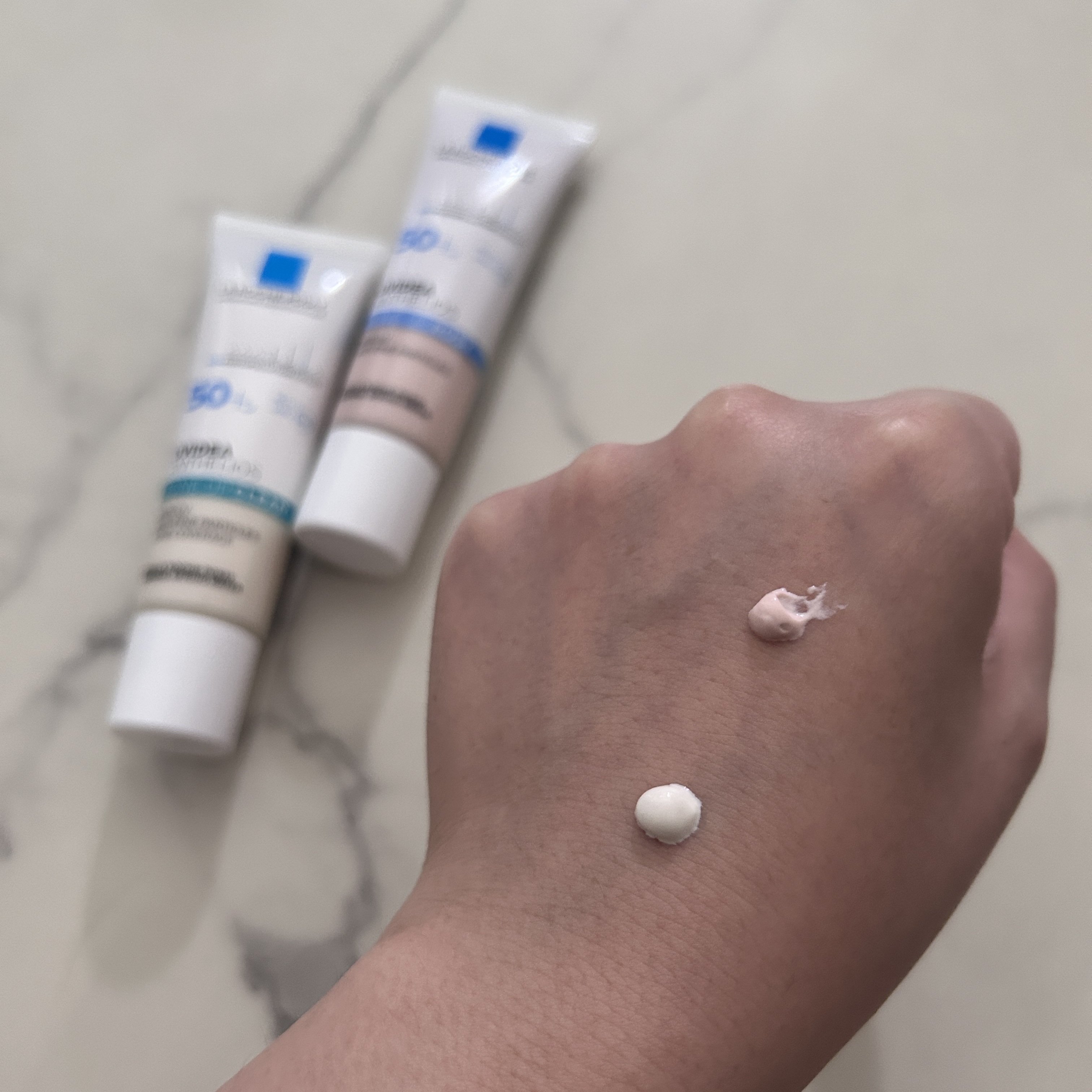 UVイデア XL プロテクショントーンアップ ローズ/ラ ロッシュ ポゼ/日焼け止めクリームを使ったクチコミ（2枚目）