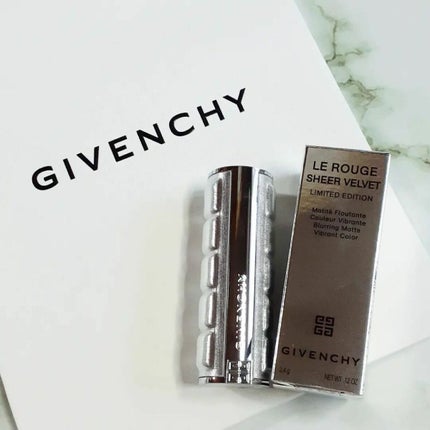 ルージュ・ジバンシイ・シアー・ベルベット/GIVENCHY/口紅を使ったクチコミ(1枚目)