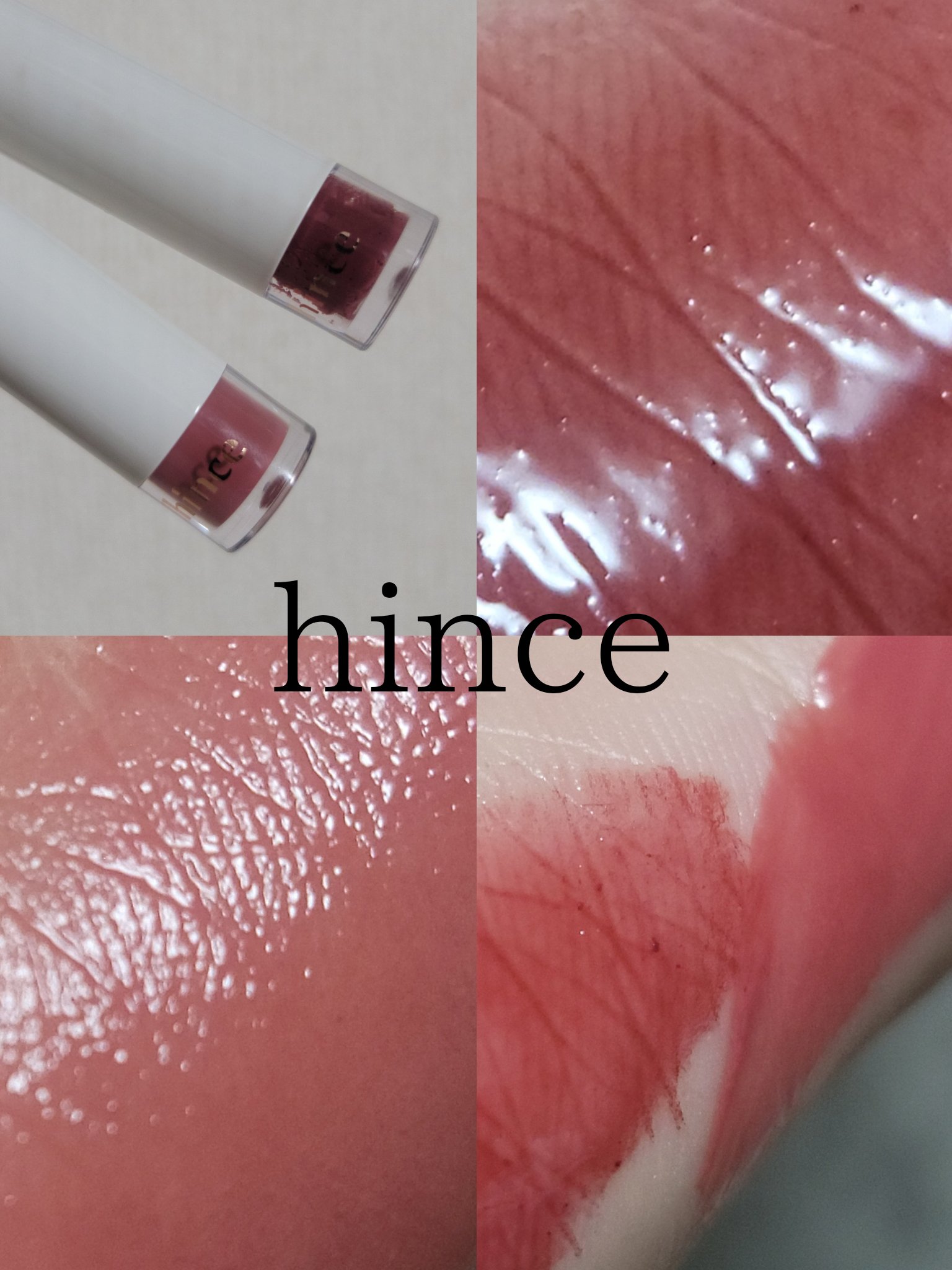 ムードインハンサーウォーターリキッドグロウ/hince/口紅を使ったクチコミ（1枚目）