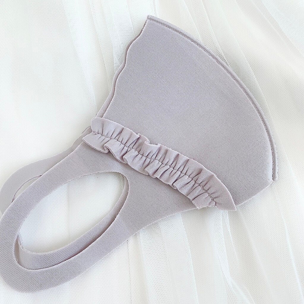 フリルマスク/DAISO/マスクを使ったクチコミ(3枚目)