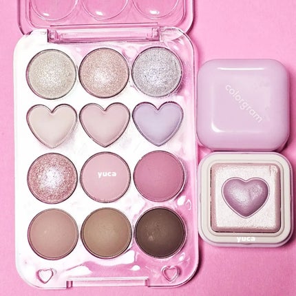 ミルクブリンハートライター/Colorgram/パウダーハイライトを使ったクチコミ(2枚目)