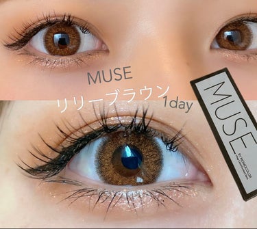 
今日のカラコン👁

muse bymomocolor
リリーブラウン

着色直径13.4mm


qoo10で購入しました🫰🏻

ナチュラルハーフカラコン🖤
瞳が明るくなってそんな派手すぎず盛れる🙂
