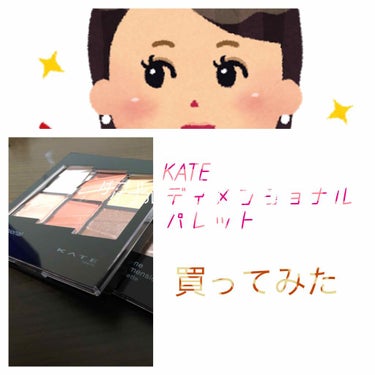 トーンディメンショナルパレット/KATE/メイクアップキットを使ったクチコミ（1枚目）