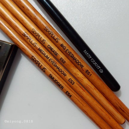 SIXPLUSアイメイクブラシ 5本セット高級動物毛 化粧ポーチ付き/SIXPLUS/メイクブラシを使ったクチコミ(7枚目)