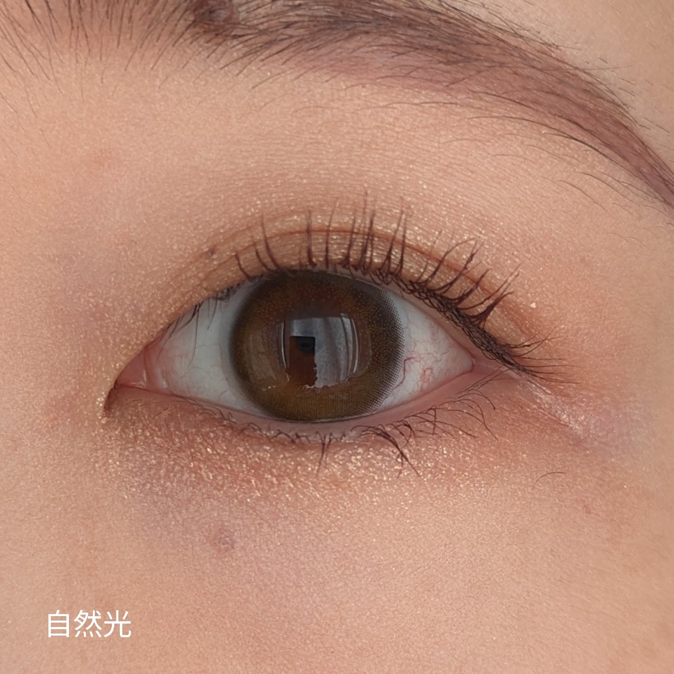 Chu's me 1day グロスブラウン/Chu's me/ワンデー（１DAY）カラコンを使ったクチコミ（3枚目）