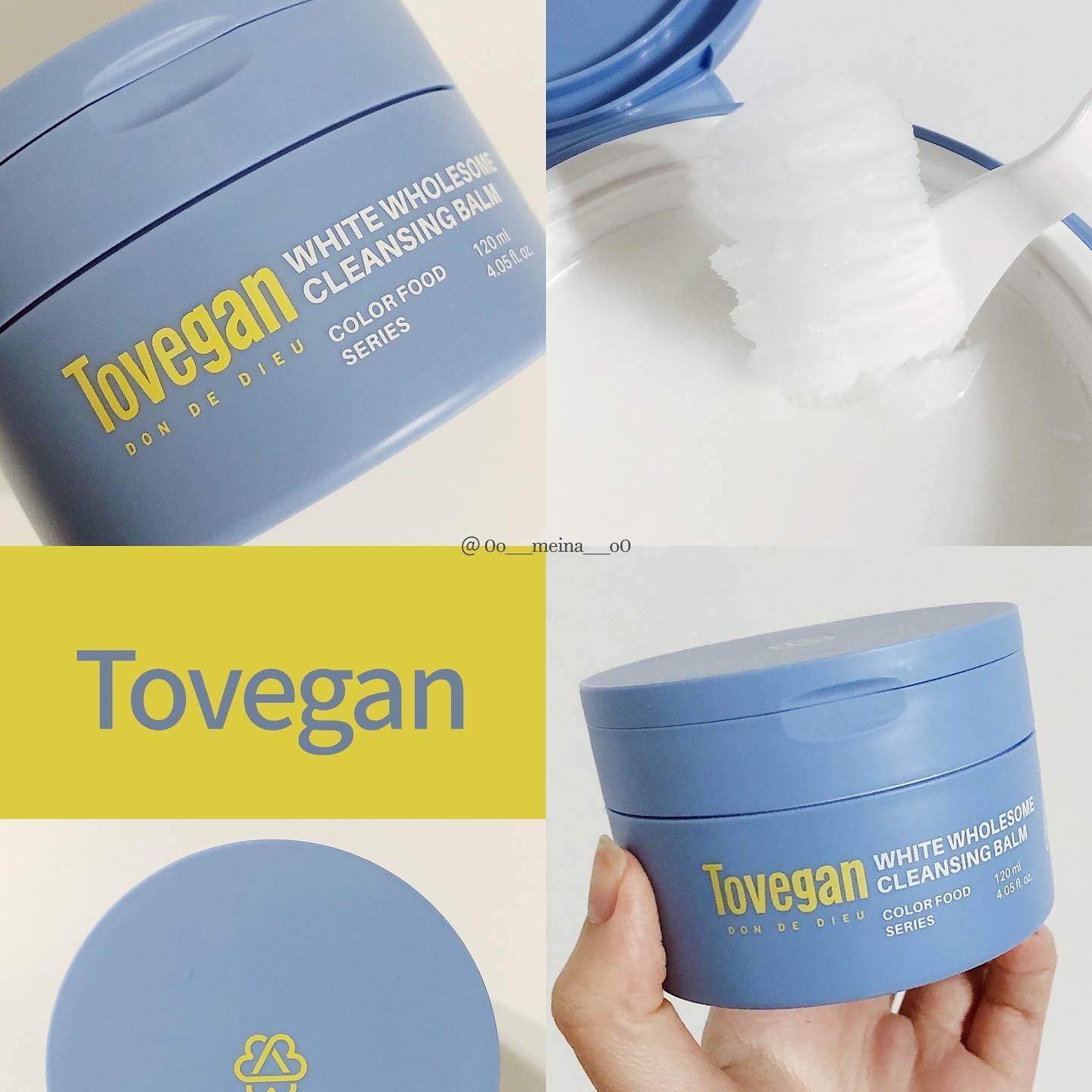 カラーフードシリーズホワイトホールサムクレンジングバーム/Tovegan/クレンジングバームを使ったクチコミ（1枚目）