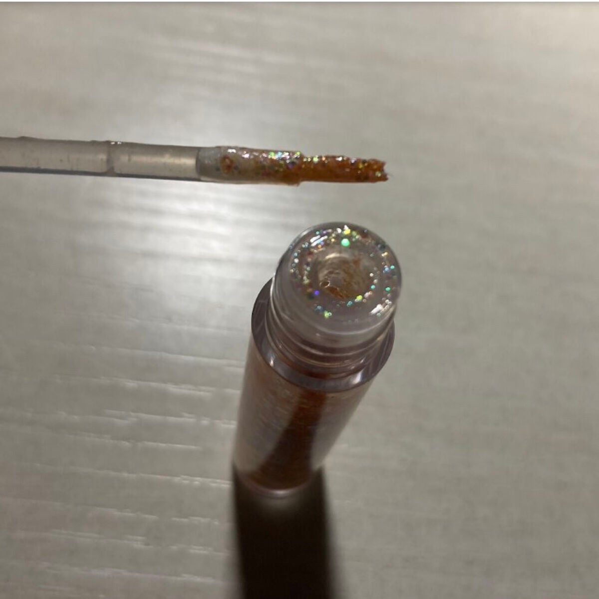 リキッド グリッター シャドウ/rom&nd/グリッターを使ったクチコミ(3枚目)