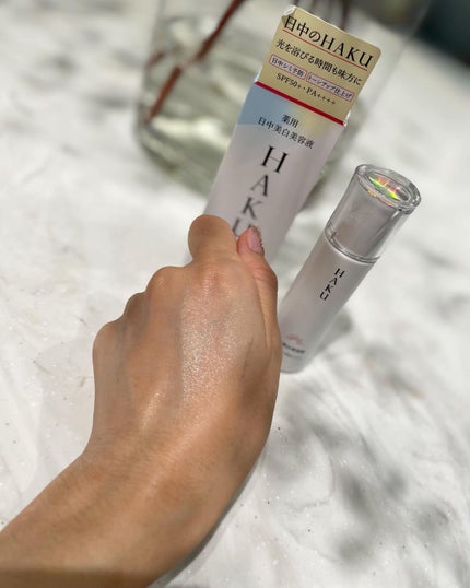 薬用 日中美白美容液/HAKU/美容液を使ったクチコミ(3枚目)