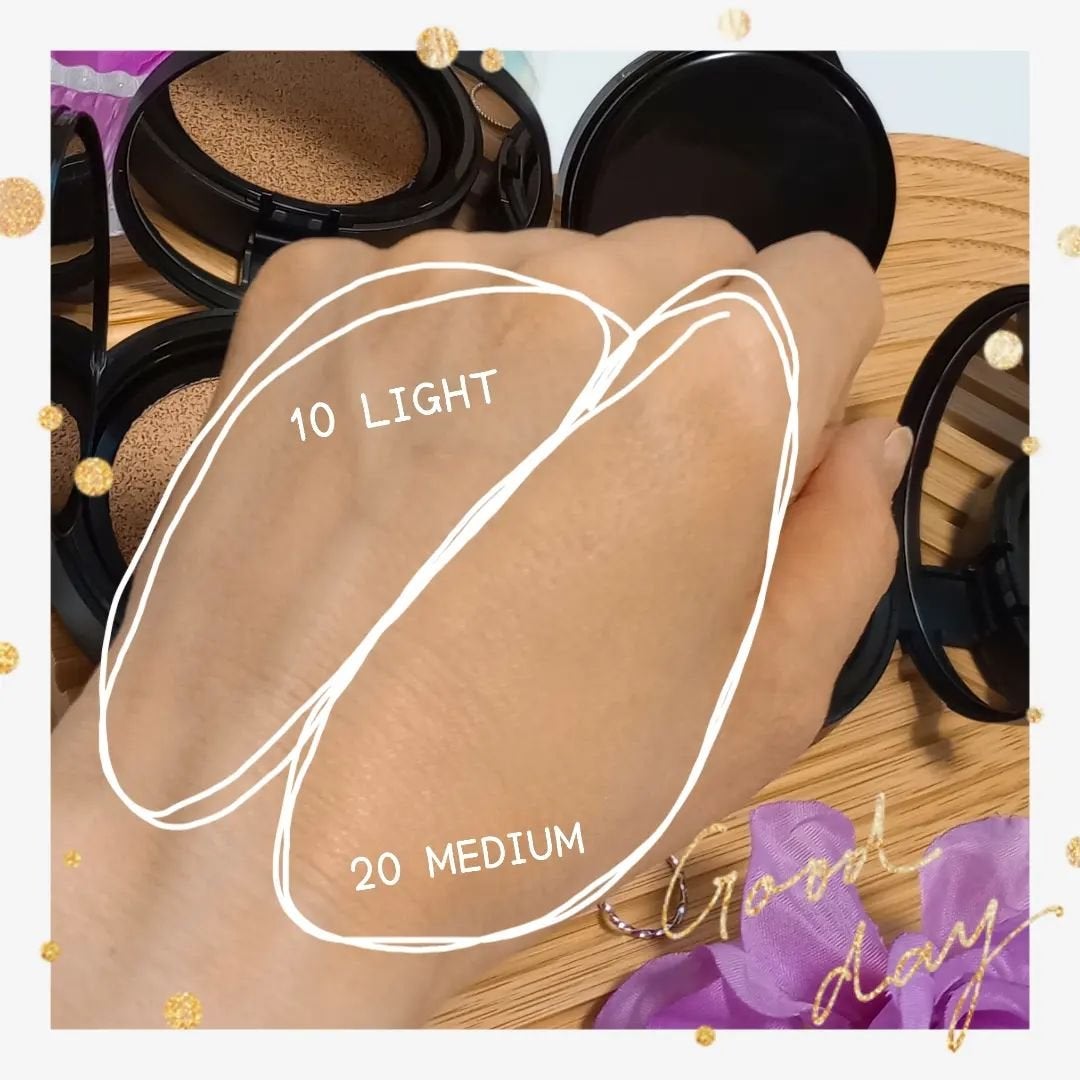 ベルベットジュエルクッション/BIVABOO/クッションファンデーションを使ったクチコミ(3枚目)