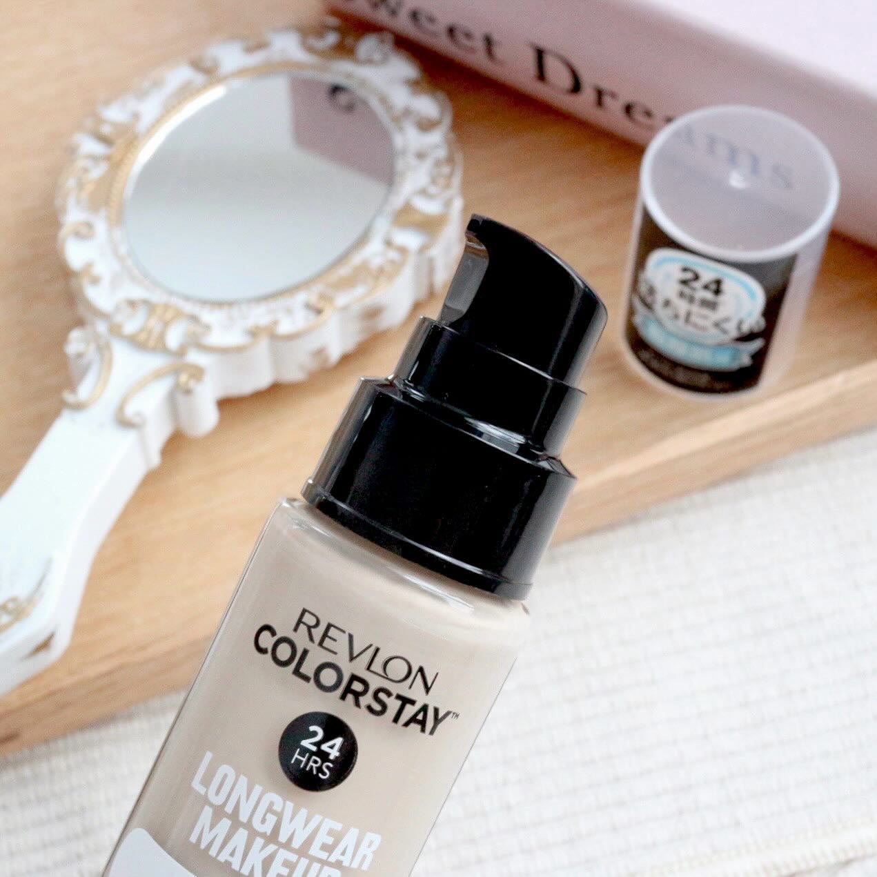 カラーステイ ロングウェア メイクアップ D/REVLON/リキッドファンデーションを使ったクチコミ(2枚目)