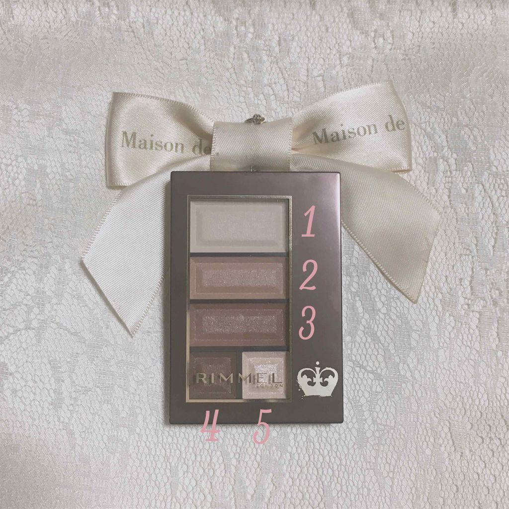 ショコラスウィート アイズ/リンメル ロンドン/アイシャドウパレットを使ったクチコミ(2枚目)