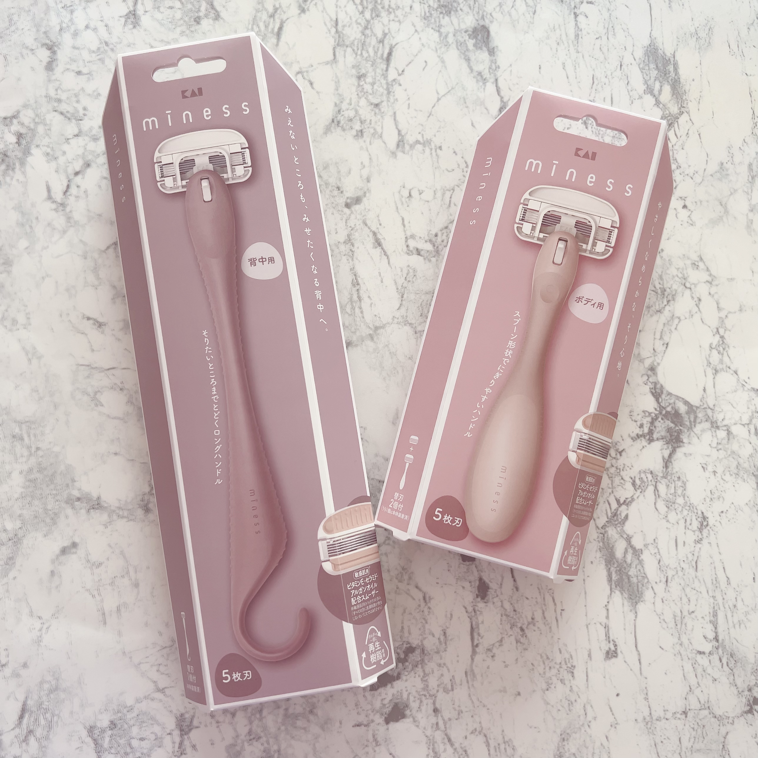 miness ボディ用カミソリ 替刃2個付/貝印/シェーバーを使ったクチコミ（1枚目）