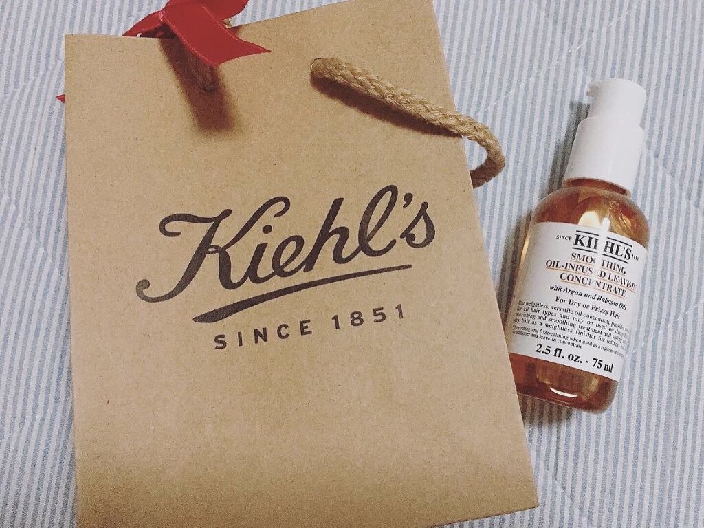 キールズ スムージング ヘアオイル/Kiehl's/ヘアオイルを使ったクチコミ（1枚目）