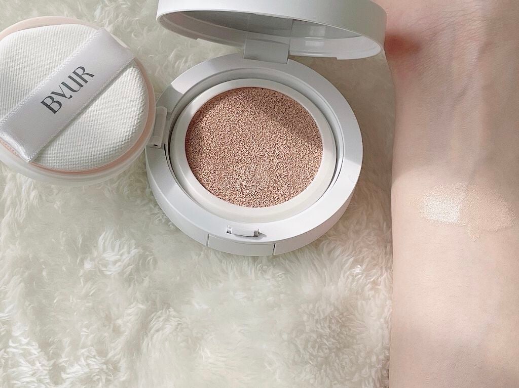 セラムフィット フルカバー グロークッション/ByUR/クッションファンデーションを使ったクチコミ(7枚目)