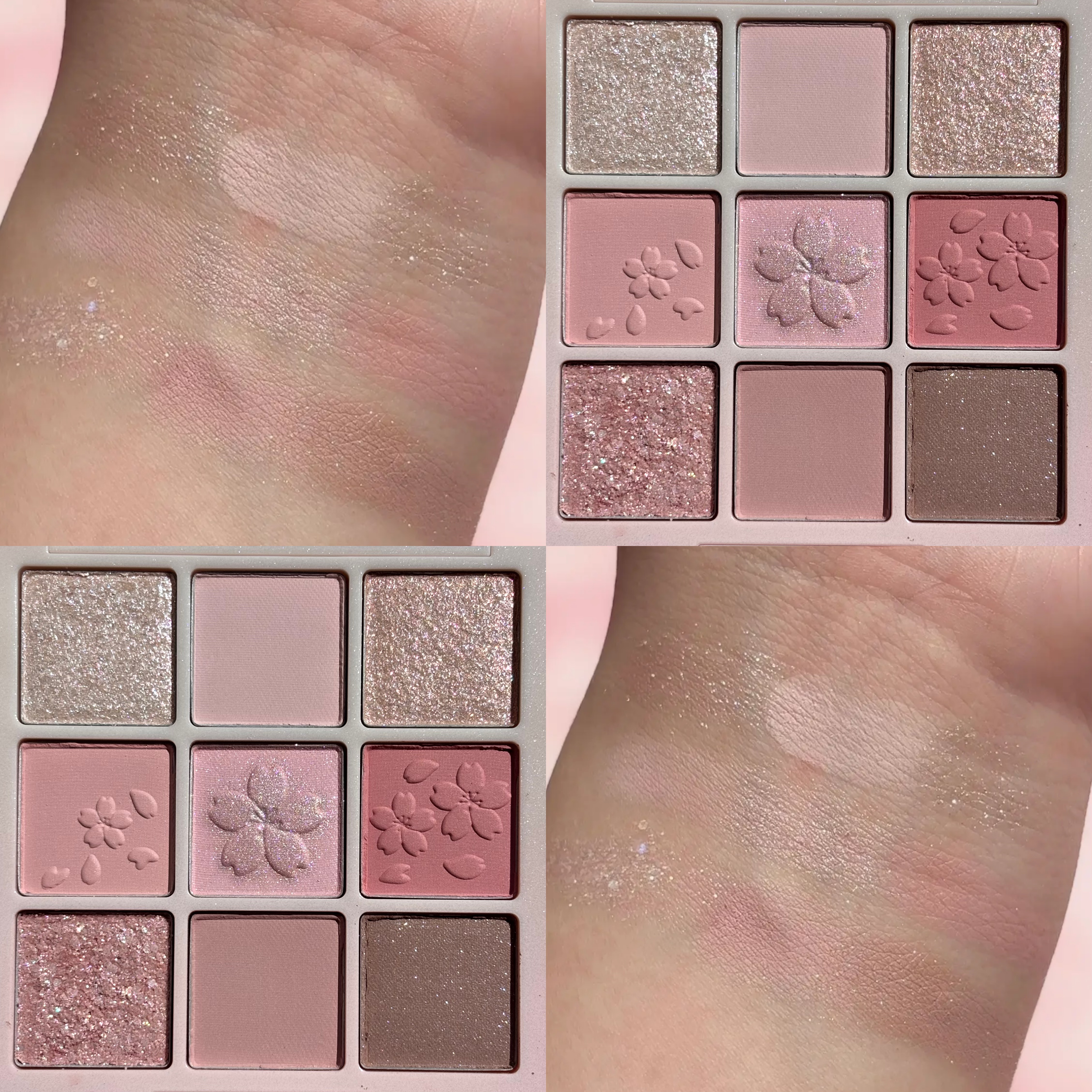 シャドウパレット ロマンティックブロッサム/dasique/アイシャドウパレットを使ったクチコミ（2枚目）