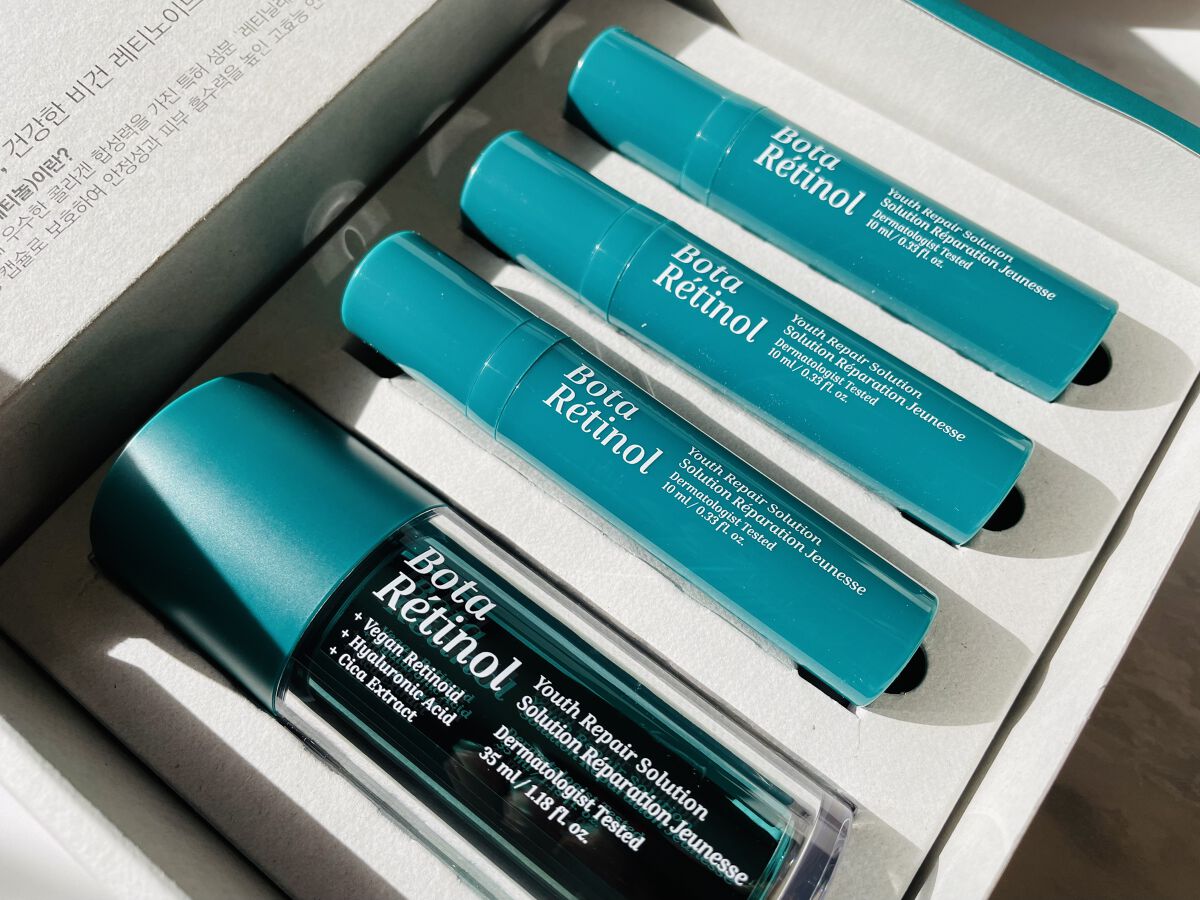 ボタレチノールユースリペアソリューションセット/ENPRANI（韓国）/美容液を使ったクチコミ（1枚目）