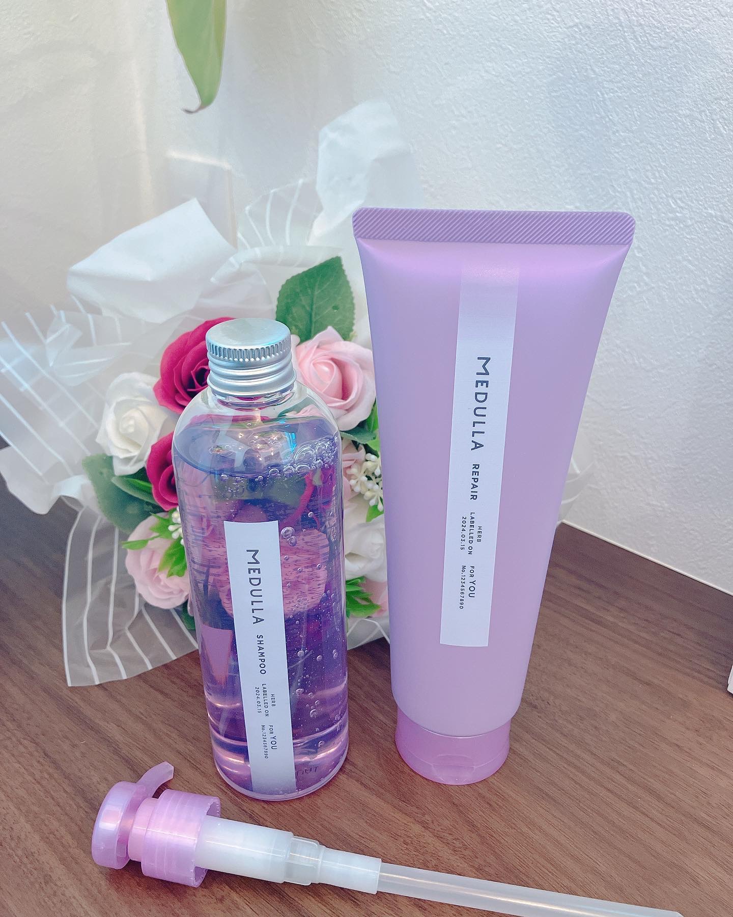 SHAMPOO & REPAIR HERB/MEDULLA/市販シャンプーを使ったクチコミ（3枚目）