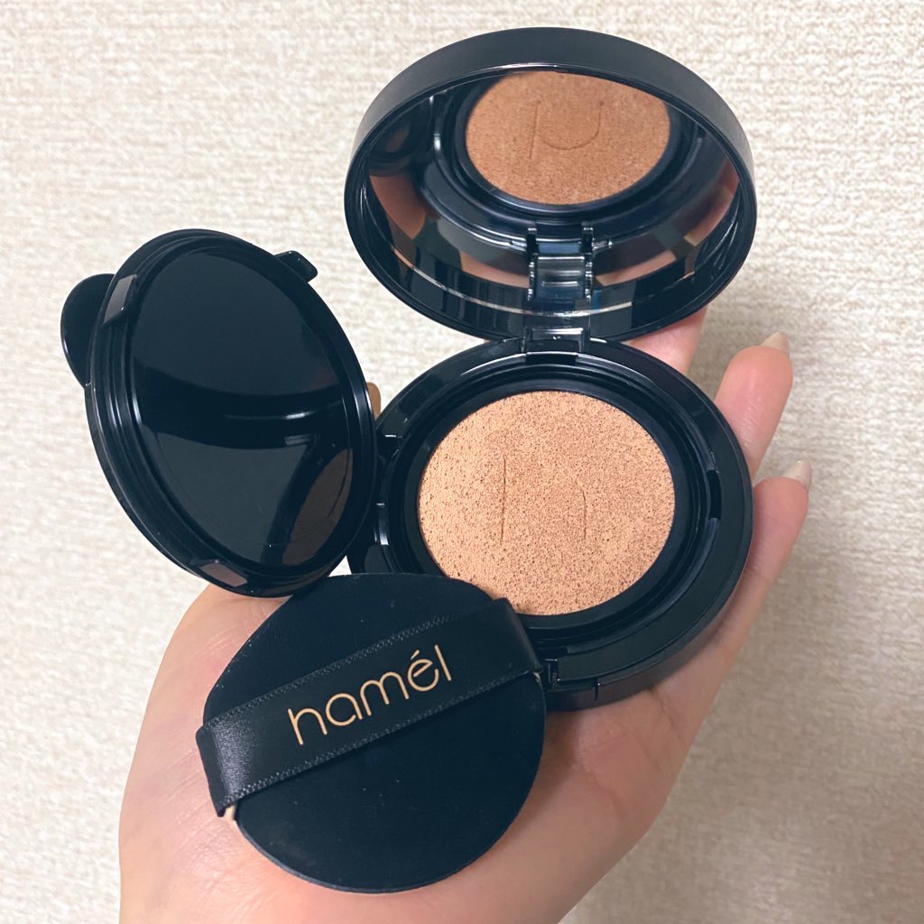 ヴィーガンアクアゼロフィットクッション/HAMEL/クッションファンデーションを使ったクチコミ（2枚目）