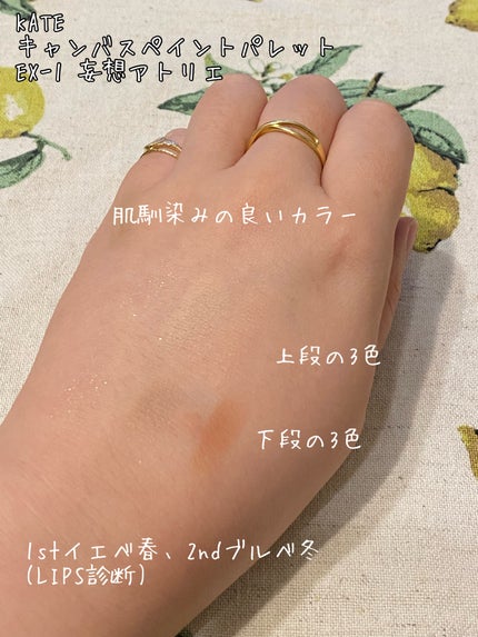キャンバスペイントパレット EX-1 妄想アトリエ/KATE/マルチパレットを使ったクチコミ(3枚目)