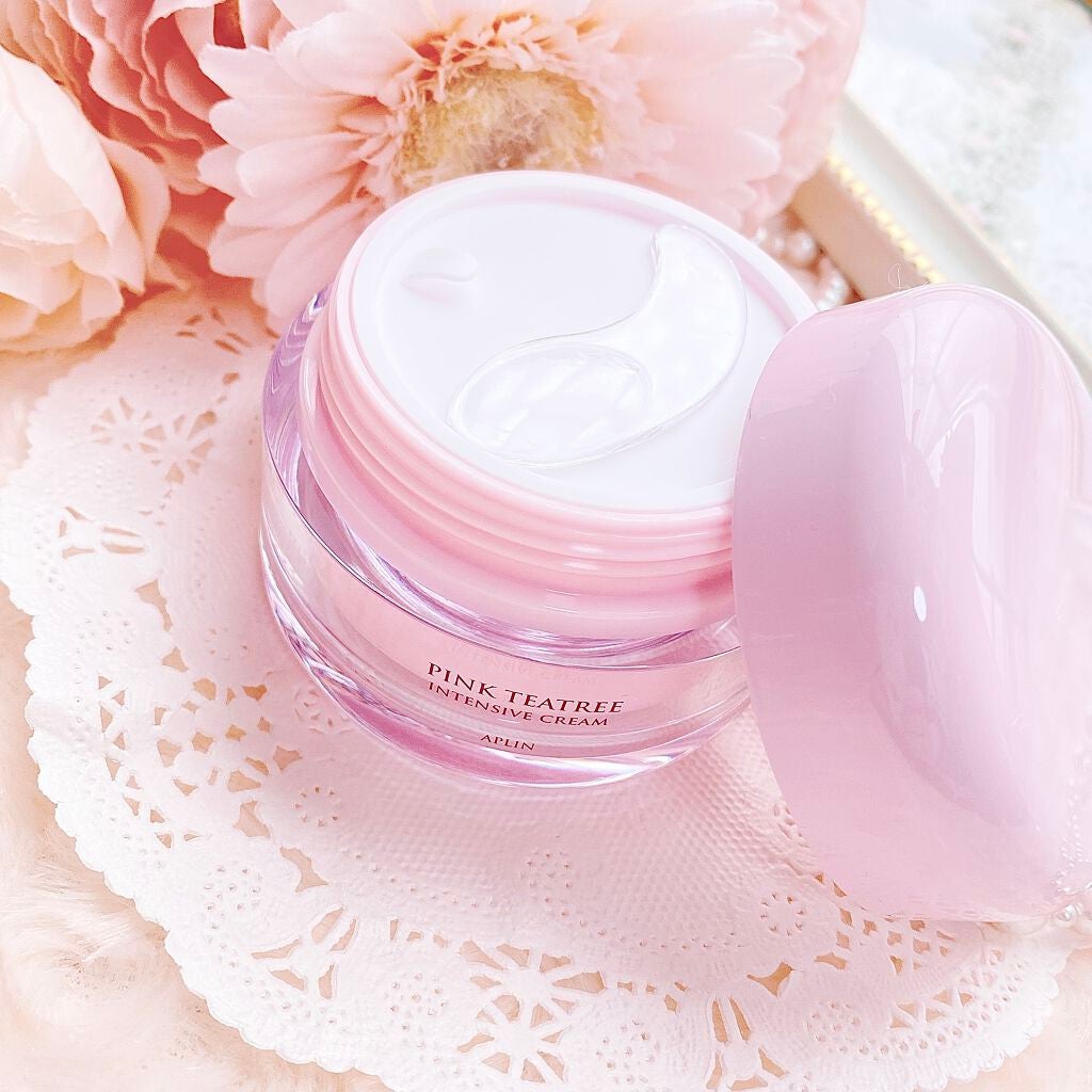 ピンクティーツリークリーム/APLIN/フェイスクリームを使ったクチコミ(2枚目)