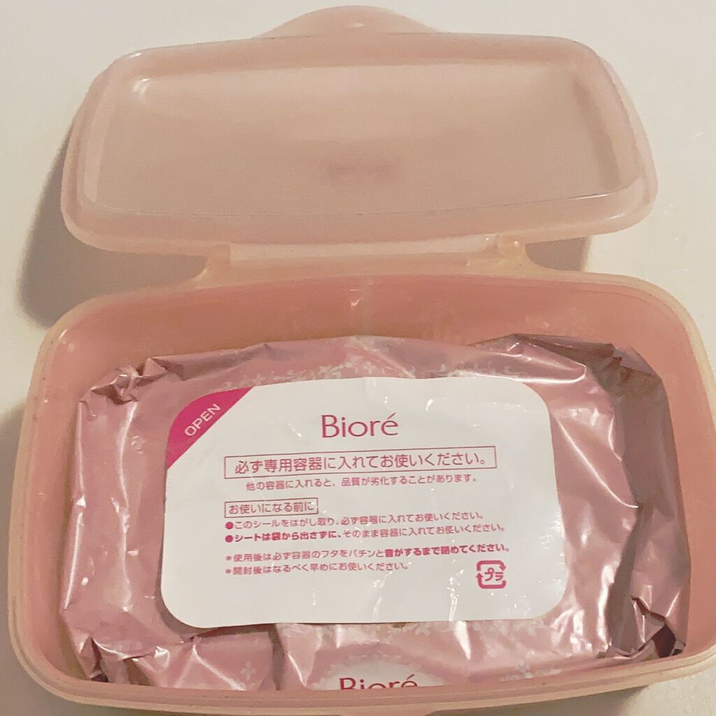 ふくだけコットン うるおいリッチ うるっとモイスト 本体 44枚/ビオレ/クレンジングシートを使ったクチコミ（3枚目）