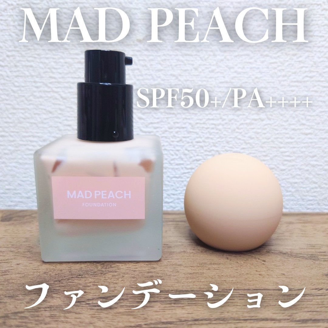 マッドピーチ スタイルフィットファンデーション/MAD PEACH/リキッドファンデーションを使ったクチコミ(1枚目)